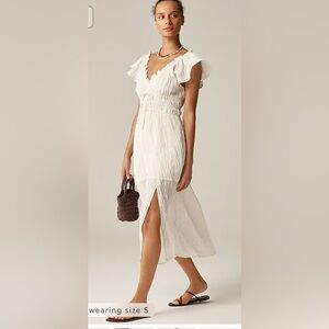 NWT J crew Palermo dress in viscose-blend crinkle